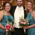 The groom and bridesmaids
